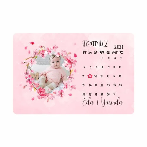 Takvim Tasarımlı Doğum Günü Magnet